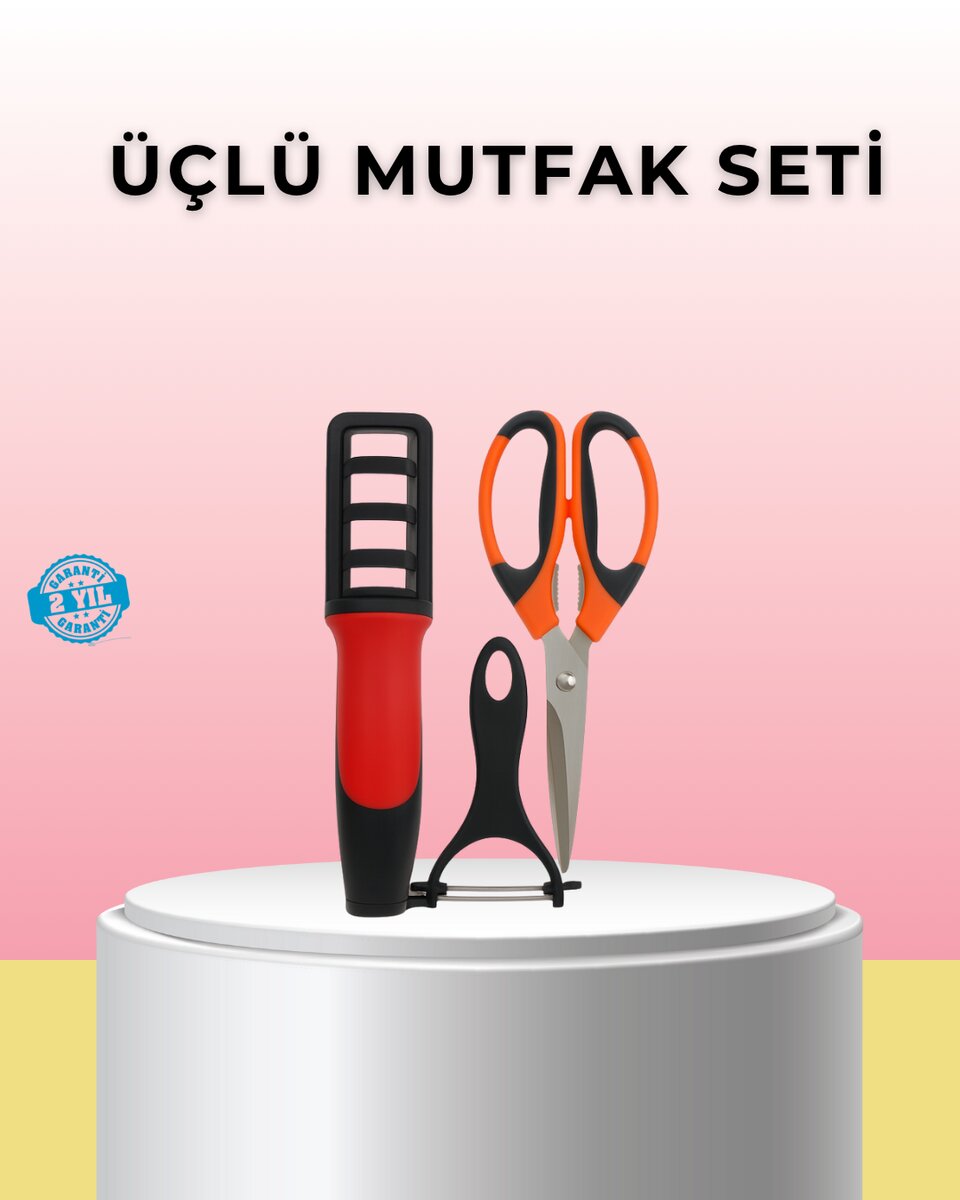 Çok Fonksiyonlu Mutfak Makas Seti – Makas, Bileyici ve Soyacak Dahil (Kopya) Çok Fonksiyonlu Mutfak Makas Seti – Makas, Bileyici ve Soyacak Dahil (Kopya)