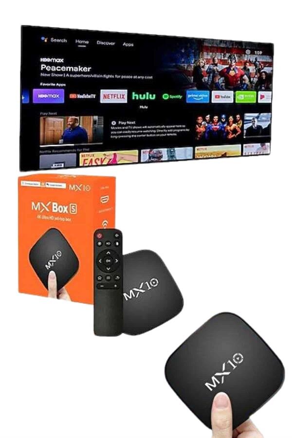 Mx Box Android Tv Media Sound 4K Ultra HD Görüntü Kaliteli Mx Box Android Tv Media Sound 4K Ultra HD Görüntü Kaliteli