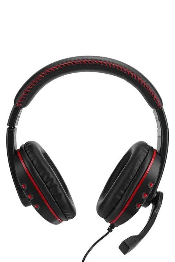 Mikrofonlu Gamer Kulaklık Oyuncu Kulaklığı Yüksek Ses Kaliteli Stereo Yumuşak Yastıklar