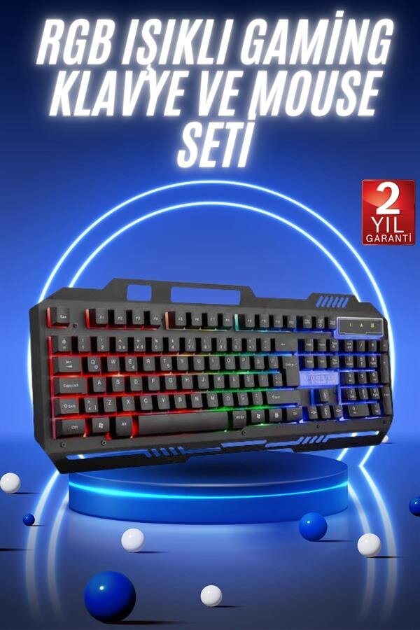 Gaming Oyuncu Klavyesi Led Aydınlatmalı Mekanik Hisli Gaming Oyuncu Klavyesi Led Aydınlatmalı Mekanik Hisli