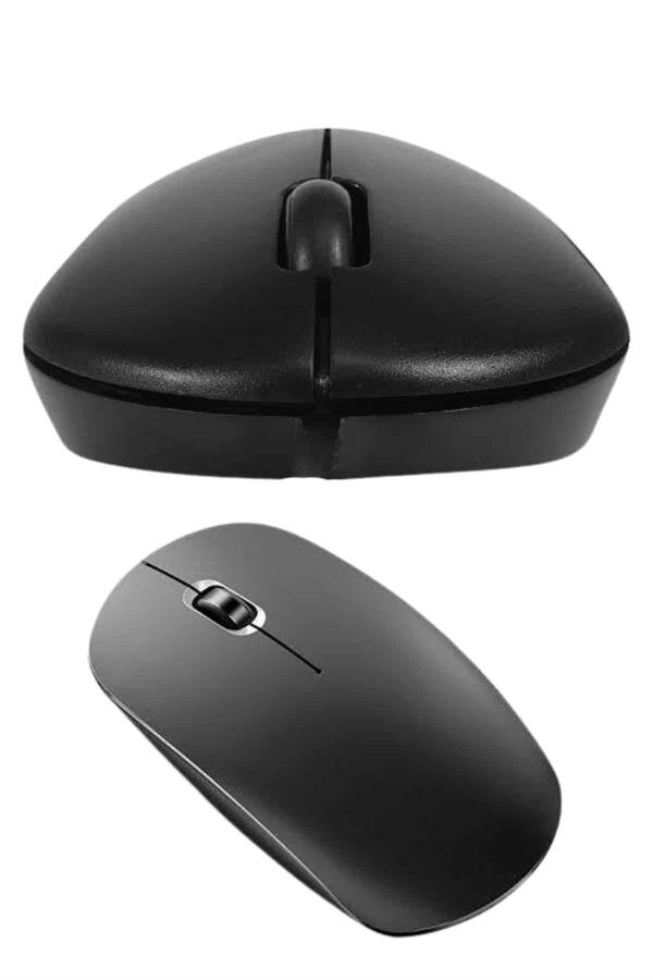 Siyah Kablosuz Mouse Wireless Mouse Minimal Tasarım Siyah Kablosuz Mouse Wireless Mouse Minimal Tasarım