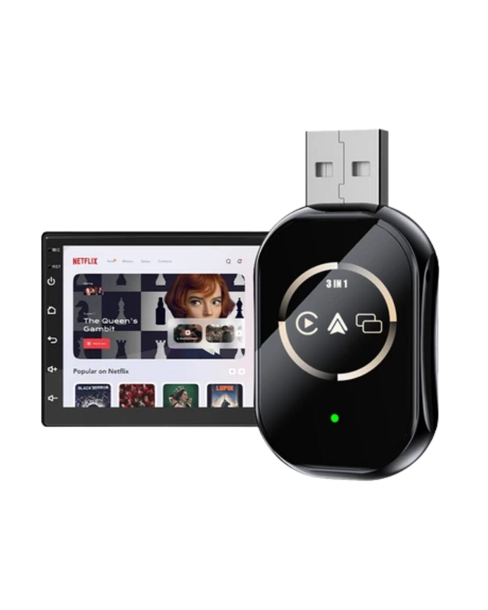 Kablosuz CarPlay Android Auto Adaptörü Otomatik Eşleşme Kablosuz CarPlay Android Auto Adaptörü Otomatik Eşleşme