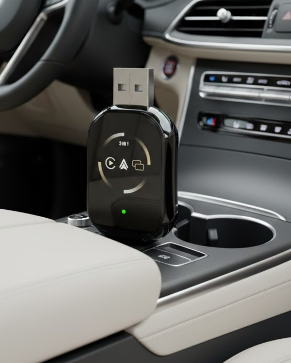 Kablosuz CarPlay Android Auto Dönüştürücü Kablo Derdi Olmadan Bağlantı Kablosuz CarPlay Android Auto Dönüştürücü Kablo Derdi Olmadan Bağlantı