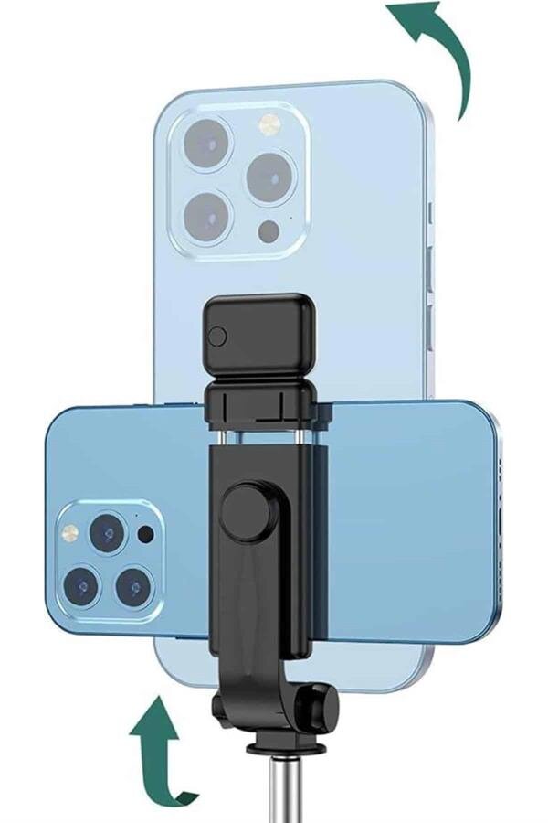 Tripod Selfie Çubuğu Bluetooth Kumandalı Kablosuz Led Işıklı Tripod Selfie Çubuğu Bluetooth Kumandalı Kablosuz Led Işıklı