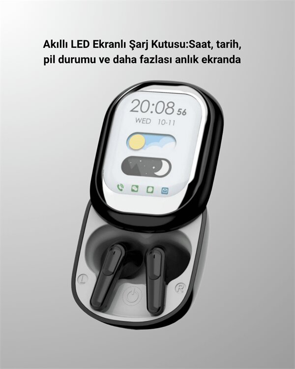 ENC Destekli Bluetooth 5.4 Kulaklık – EQ Ayarlı, Akıllı Kutulu