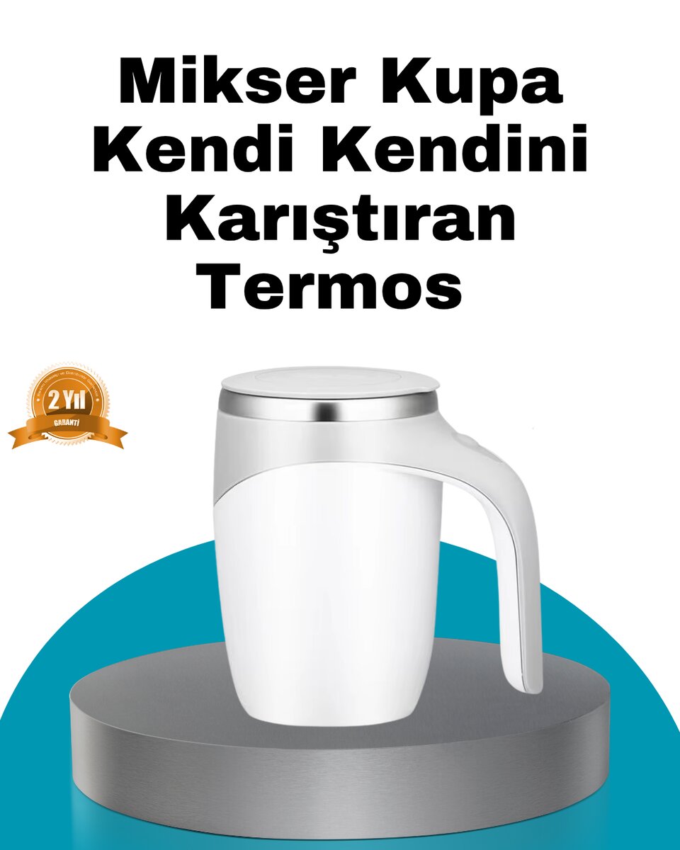 Manyetik Otomatik Karıştırma Bardağı – Şarjlı, Paslanmaz ve Pratik Manyetik Otomatik Karıştırma Bardağı – Şarjlı, Paslanmaz ve Pratik