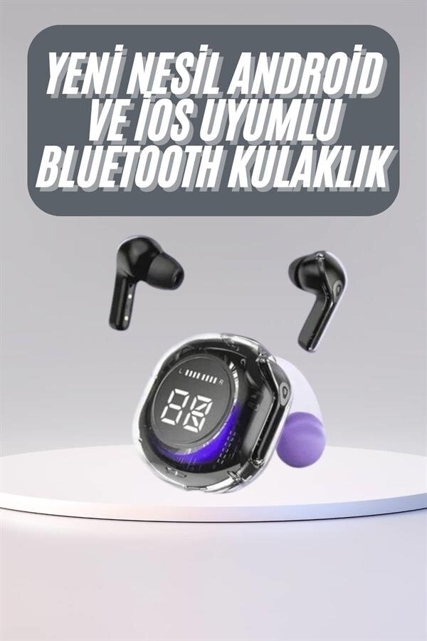 Kulak İçi Bluetooth Kulaklık ANC ENC Özellikli Şarj Göstergeli Kablosuz Kulaklık Kulak İçi Bluetooth Kulaklık ANC ENC Özellikli Şarj Göstergeli Kablosuz Kulaklık