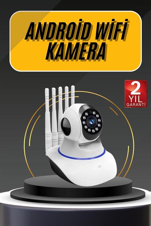 Akıllı Gece Görüşlü Sensörlü Wifi Kamera Telefondan Takip Edilebilir Akıllı Gece Görüşlü Sensörlü Wifi Kamera Telefondan Takip Edilebilir