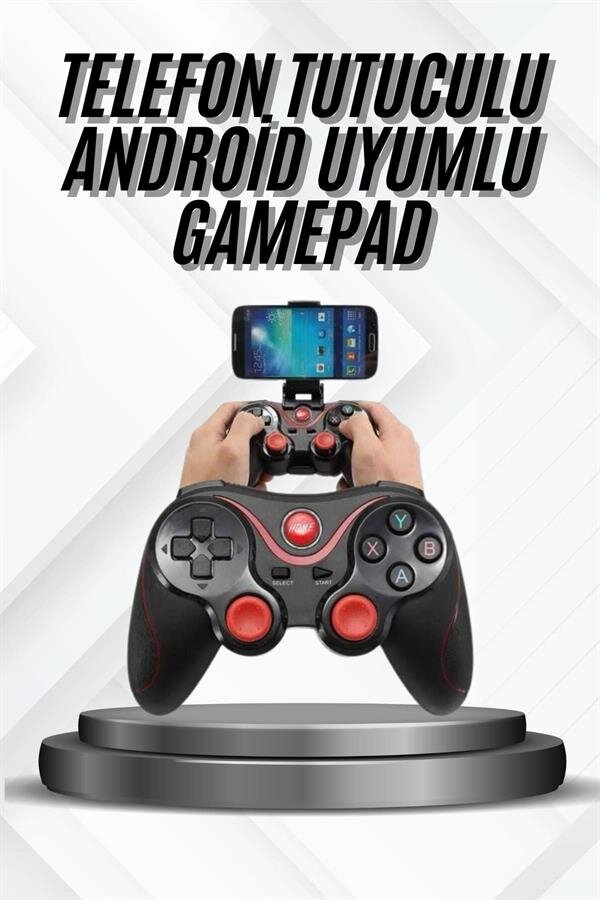 Yeni Nesil X3 Gamepad Android Uyumlu Telefon Tutucu Özellikli Joystick Yeni Nesil X3 Gamepad Android Uyumlu Telefon Tutucu Özellikli Joystick