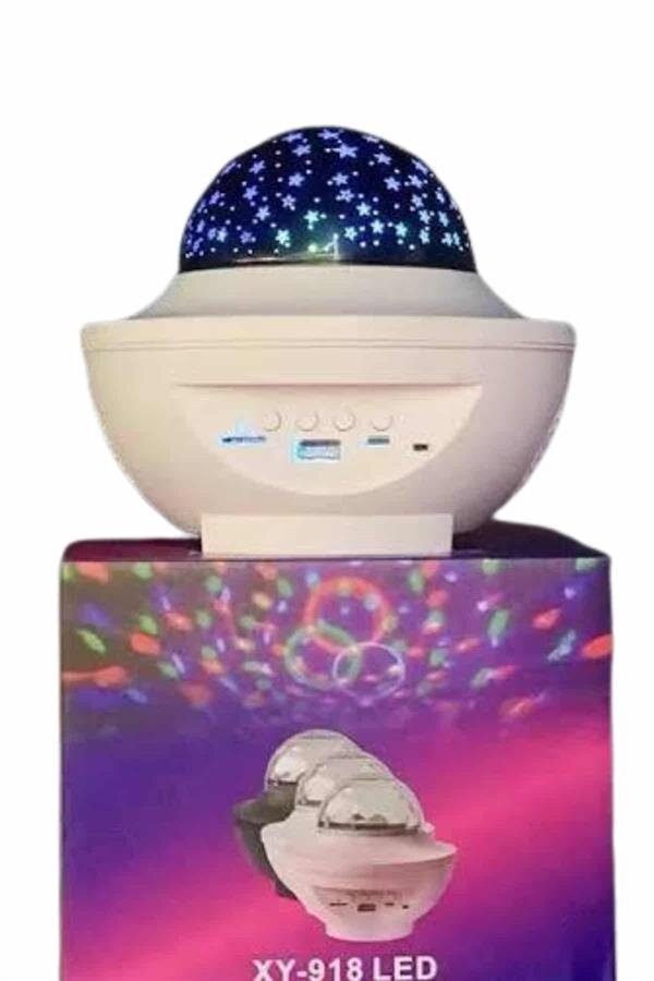 Dönen Işıklı Disko Topu Projektör Müzik Çalarlı Disco Speaker Dönen Işıklı Disko Topu Projektör Müzik Çalarlı Disco Speaker