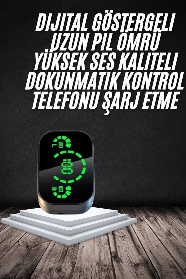 Yeni Nesil Bluetooth Kulaklık Çağrı Cevaplayabilen Dijital Göstergeli Powerbankli Yeni Nesil Bluetooth Kulaklık Çağrı Cevaplayabilen Dijital Göstergeli Powerbankli