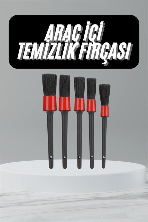 5 Adet Oto Detaylı Temizleyici Araç İçi Temizlik Fırça Seti Koltuk Döşeme Kapı Toz Alma Fırçası 5 Adet Oto Detaylı Temizleyici Araç İçi Temizlik Fırça Seti Koltuk Döşeme Kapı Toz Alma Fırçası