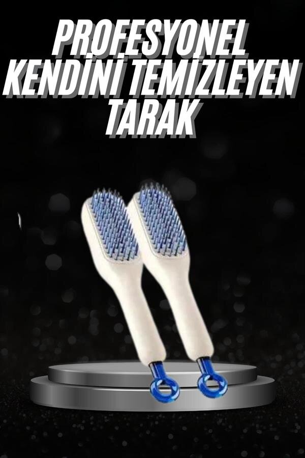 Kendi kendini Temizleyebilen Hijyenik Saç Fırçası Anti-Statik Teknolojisi Kendi kendini Temizleyebilen Hijyenik Saç Fırçası Anti-Statik Teknolojisi