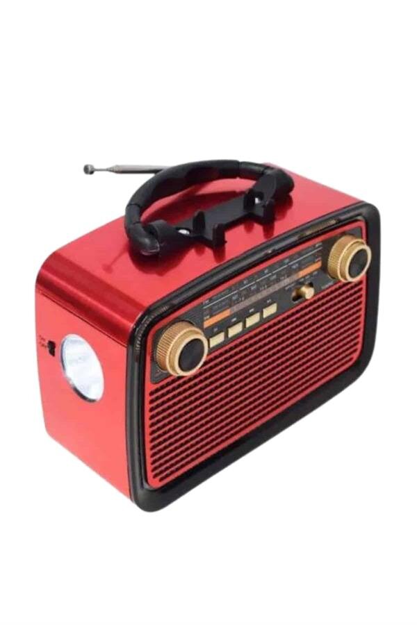 Nostaljik Görünümlü Ahşap Radyo TF SD USB Girişli Led Fener Işıklı Nostaljik Görünümlü Ahşap Radyo TF SD USB Girişli Led Fener Işıklı
