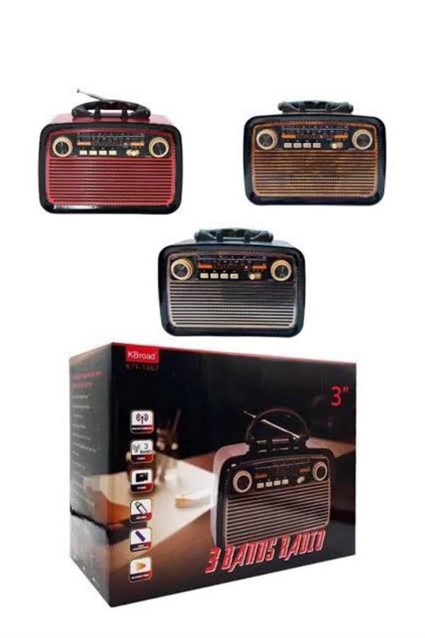 Nostaljik Görünümlü Ahşap Radyo TF SD USB Girişli Led Fener Işıklı Nostaljik Görünümlü Ahşap Radyo TF SD USB Girişli Led Fener Işıklı