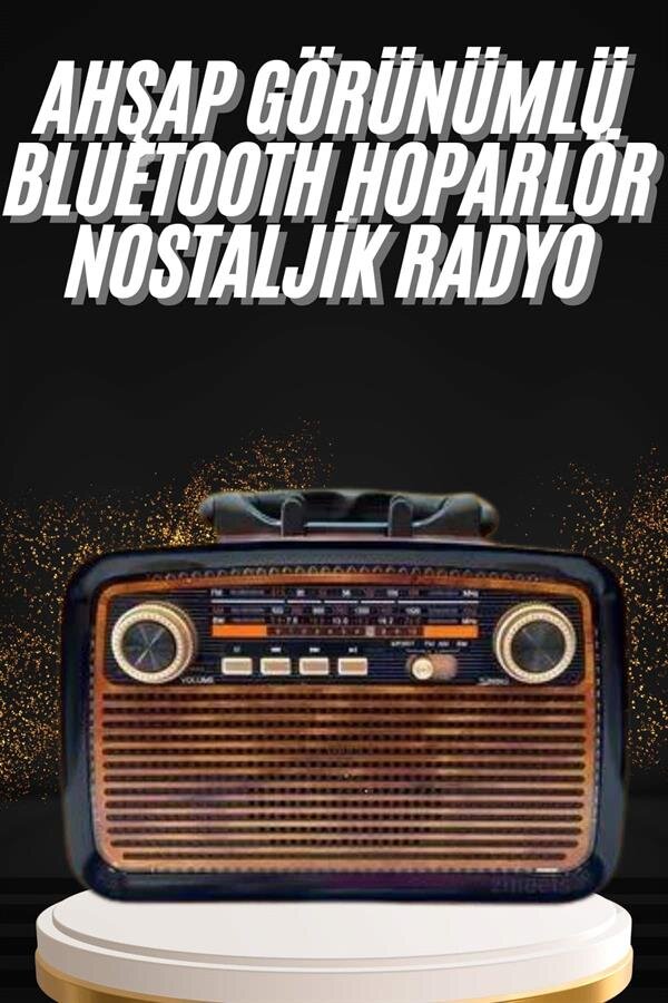 Nostaljik Görünümlü Ahşap Radyo TF SD USB Girişli Led Fener Işıklı Nostaljik Görünümlü Ahşap Radyo TF SD USB Girişli Led Fener Işıklı