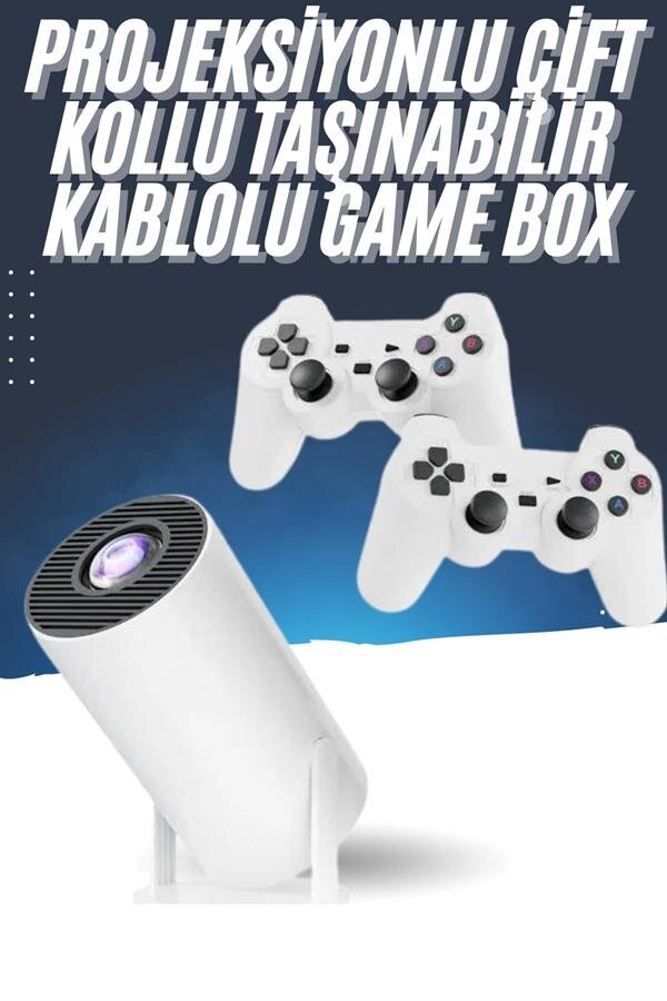 4K Wireless Çift Kollu Kumandalı Oyun Projeksiyonu Retro Video Oyunu 4K Wireless Çift Kollu Kumandalı Oyun Projeksiyonu Retro Video Oyunu