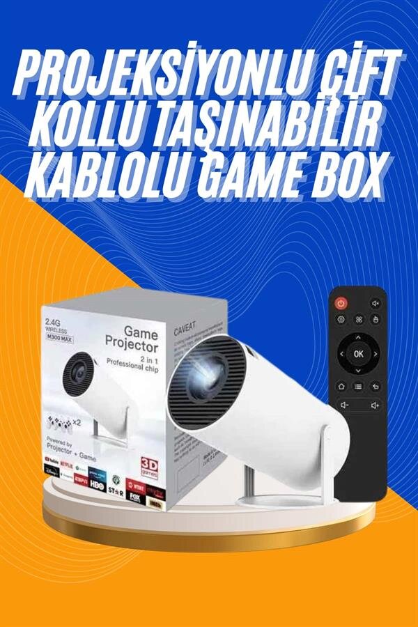 Projeksiyon Cihazı Video Oyun Konsolu 8 GB Hafıza LCD Ekran Kumandalı Projeksiyon Cihazı Video Oyun Konsolu 8 GB Hafıza LCD Ekran Kumandalı