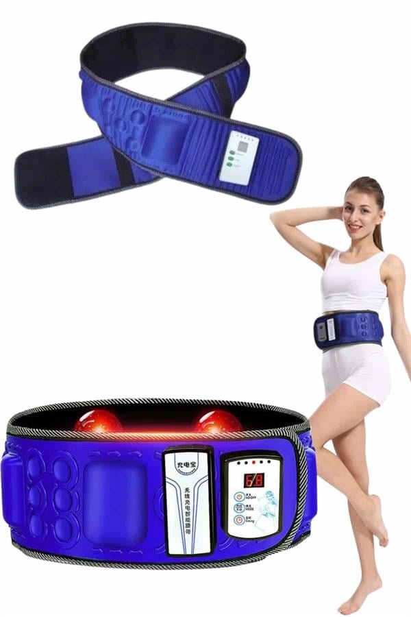 Göbek İnceltme Kemeri Kas Gevşetici Masaj Aleti Titreşimli Masaj Kemeri Göbek İnceltme Kemeri Kas Gevşetici Masaj Aleti Titreşimli Masaj Kemeri