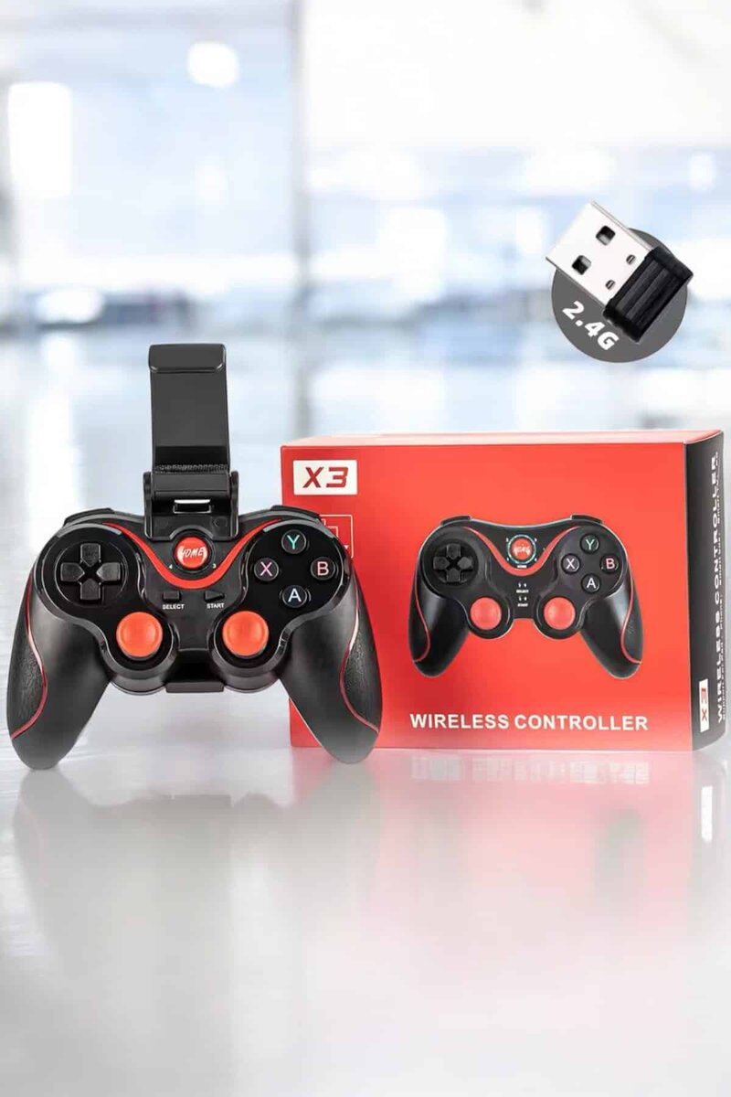 Android Uyumlu Gamepad X3 Game Stick Oyun Kolu Bluetooth Bağlantılı Android Uyumlu Gamepad X3 Game Stick Oyun Kolu Bluetooth Bağlantılı