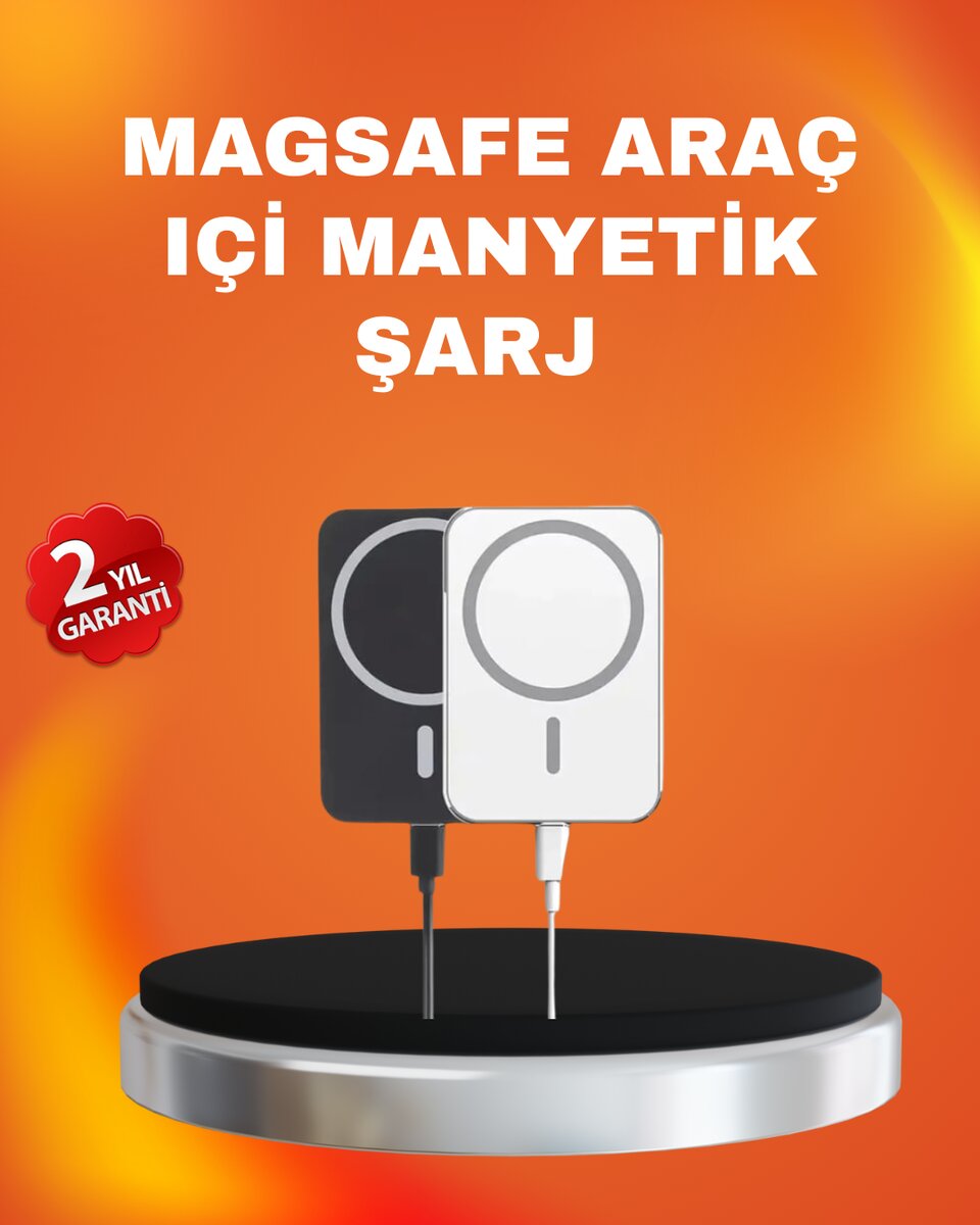 Akıllı Koruma Sistemli MagSafe Araç Tutucu iPhone 12/13/14 Uyumlu Akıllı Koruma Sistemli MagSafe Araç Tutucu iPhone 12/13/14 Uyumlu