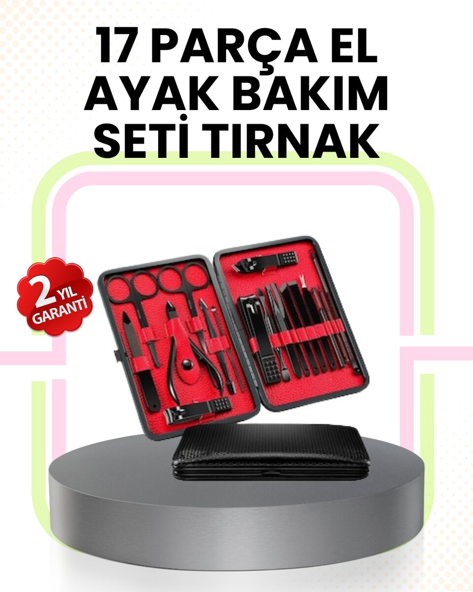 Kompakt ve Şık Tasarımlı 17 Parça Bakım Seti Kompakt ve Şık Tasarımlı 17 Parça Bakım Seti