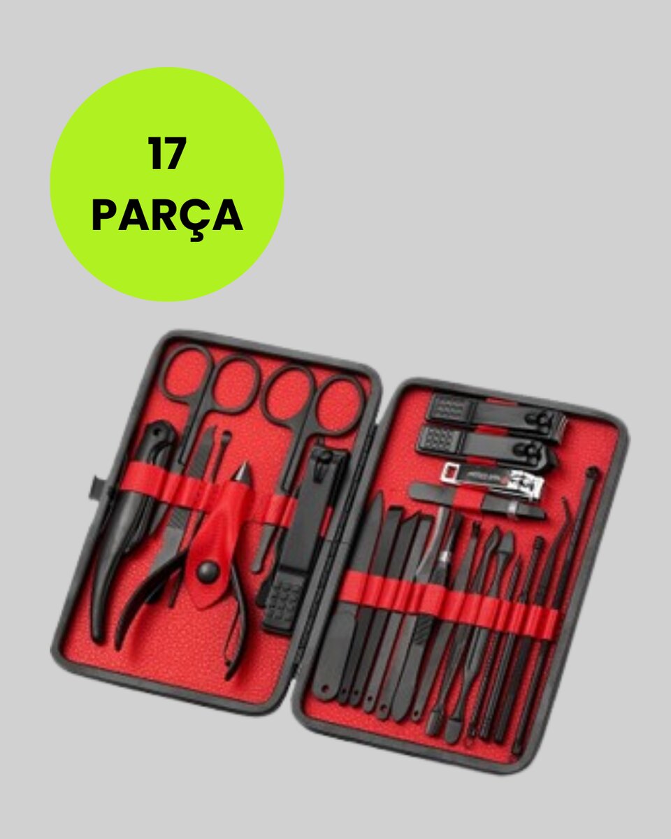 Kompakt ve Şık Tasarımlı 17 Parça Bakım Seti Kompakt ve Şık Tasarımlı 17 Parça Bakım Seti