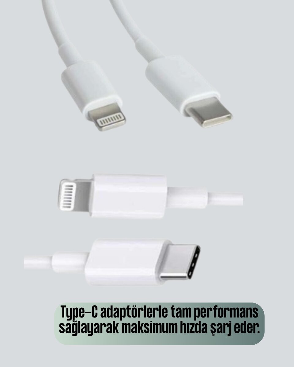 Dayanıklı TPE Lightning Kablo – 30W Hızlı Şarj ve Veri Transferi Dayanıklı TPE Lightning Kablo – 30W Hızlı Şarj ve Veri Transferi