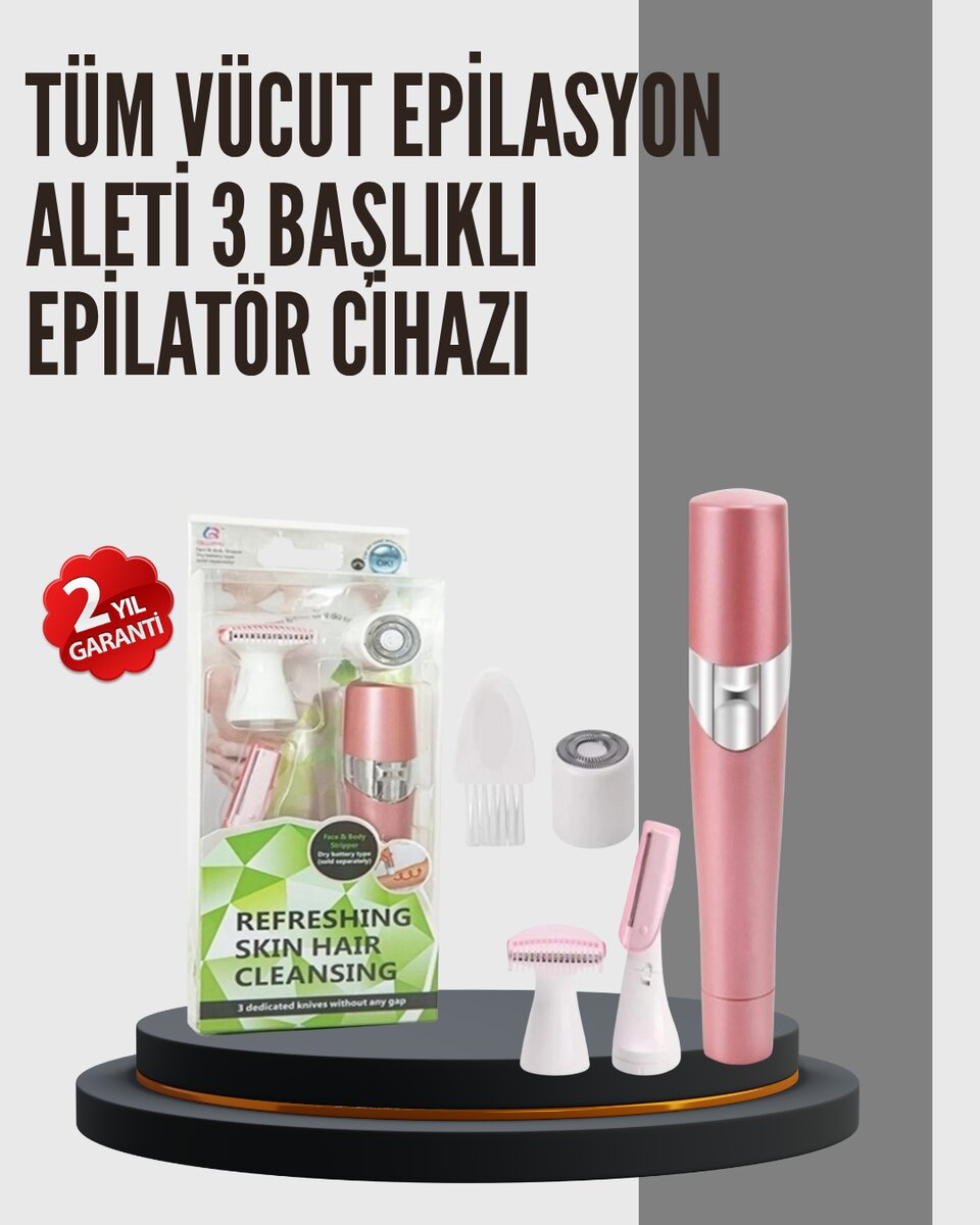 Evde Kolay Epilasyon İçin Taşınabilir Tüy Alma Cihazı Evde Kolay Epilasyon İçin Taşınabilir Tüy Alma Cihazı
