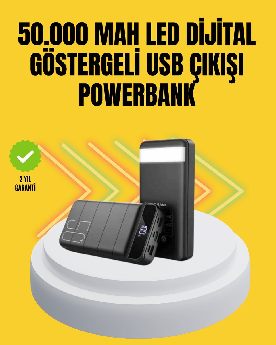 Profesyonel 50.000 mAh Powerbank – Aynı Anda Birden Fazla Cihaz Şarj Eden, Dayanıklı ve Güvenli Taşınabilir Şarj Cihazı Profesyonel 50.000 mAh Powerbank – Aynı Anda Birden Fazla Cihaz Şarj Eden, Dayanıklı ve Güvenli Taşınabilir Şarj Cihazı