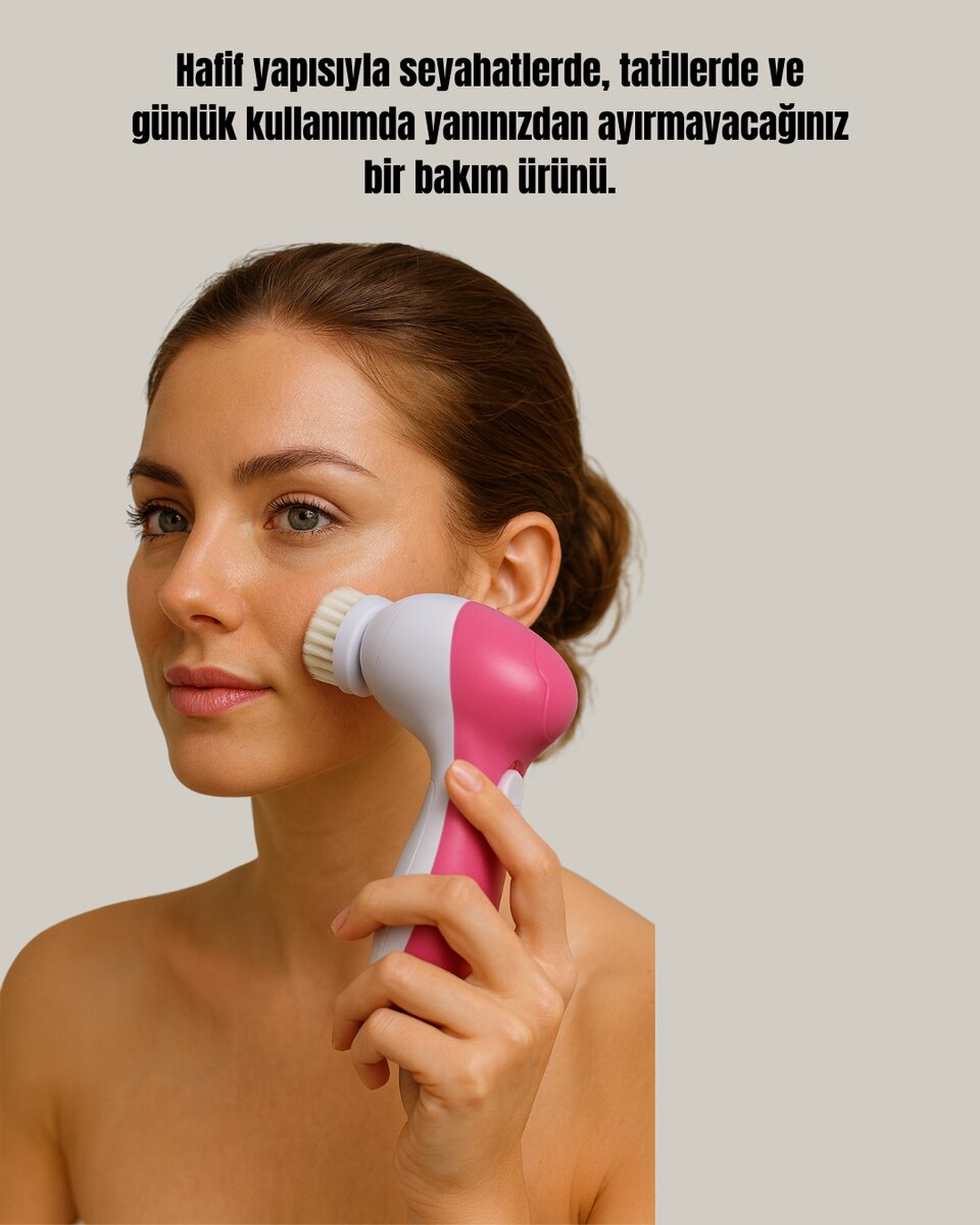 Derin Temizleme ve Masaj İçin 5 Başlıklı Yüz Cilt Bakım Aleti Derin Temizleme ve Masaj İçin 5 Başlıklı Yüz Cilt Bakım Aleti