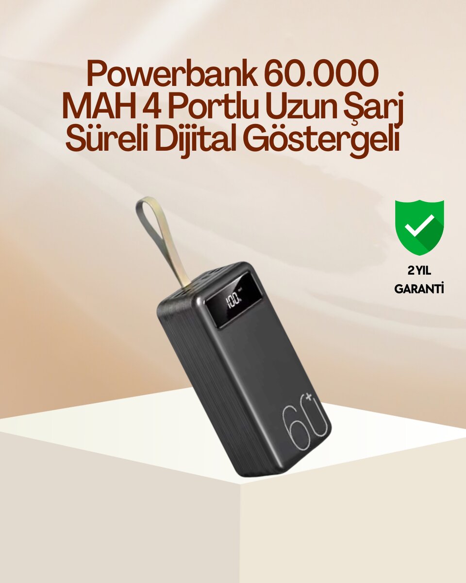 Tüm Cihazlara Uyumlu Çoklu Çıkışlı Powerbank Tüm Cihazlara Uyumlu Çoklu Çıkışlı Powerbank