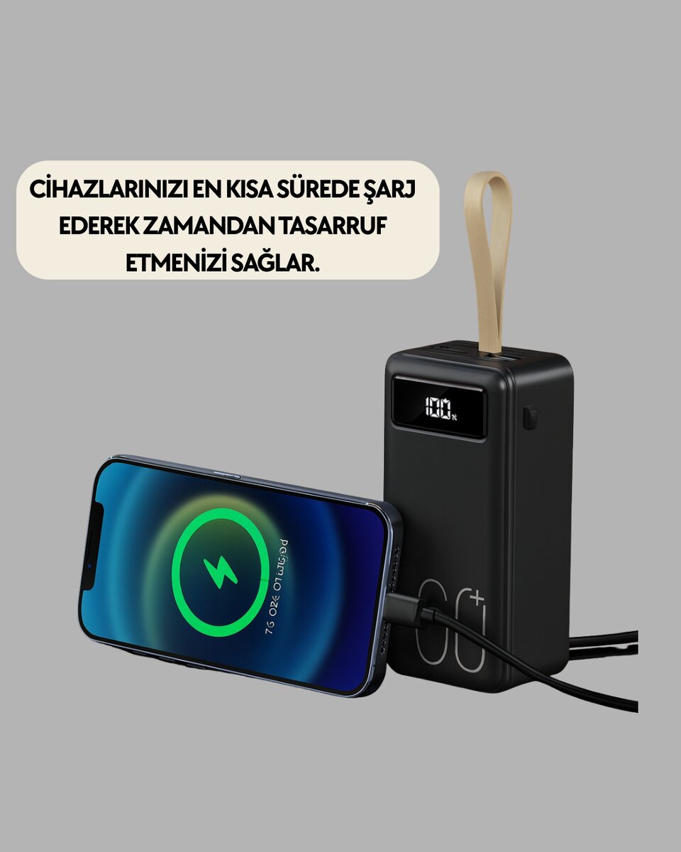 Seyahat ve Kamp İçin Portatif Güç Kaynağı Powerbank Seyahat ve Kamp İçin Portatif Güç Kaynağı Powerbank