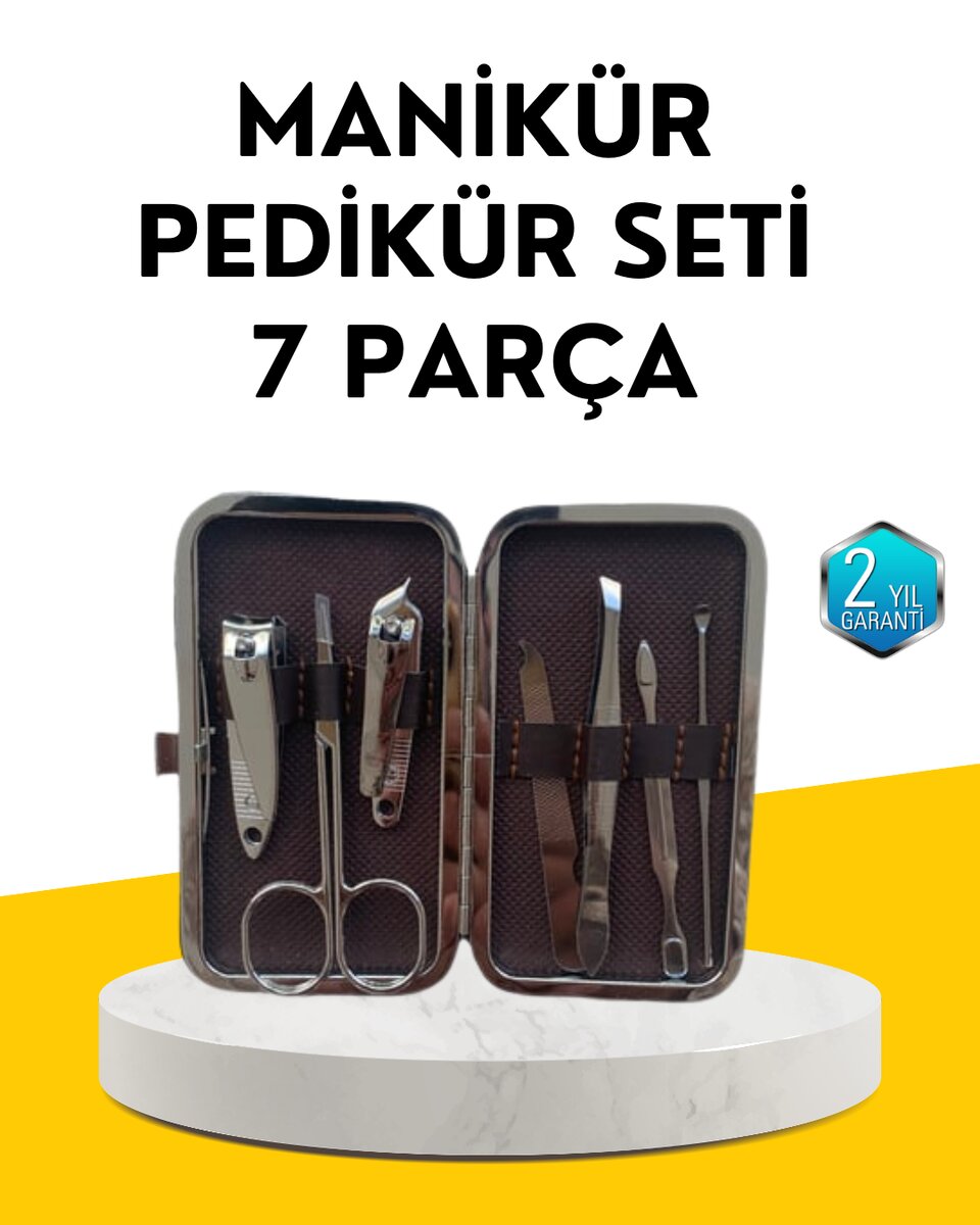 Dayanıklı Çelik Aletlerden Oluşan Kişisel Bakım Seti Dayanıklı Çelik Aletlerden Oluşan Kişisel Bakım Seti