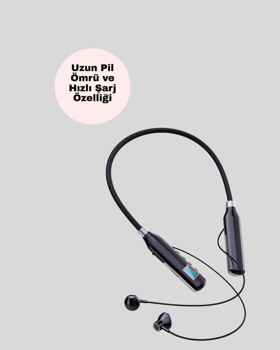 Ergonomik Tasarımlı IPX4 Suya Dayanıklı Bluetooth Kulaklık