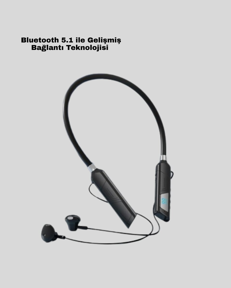 Ergonomik Tasarımlı IPX4 Suya Dayanıklı Bluetooth Kulaklık
