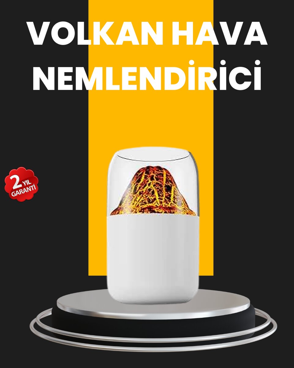 Su Hazneli LED Işıklı Aromaterapi Difüzörü Su Hazneli LED Işıklı Aromaterapi Difüzörü