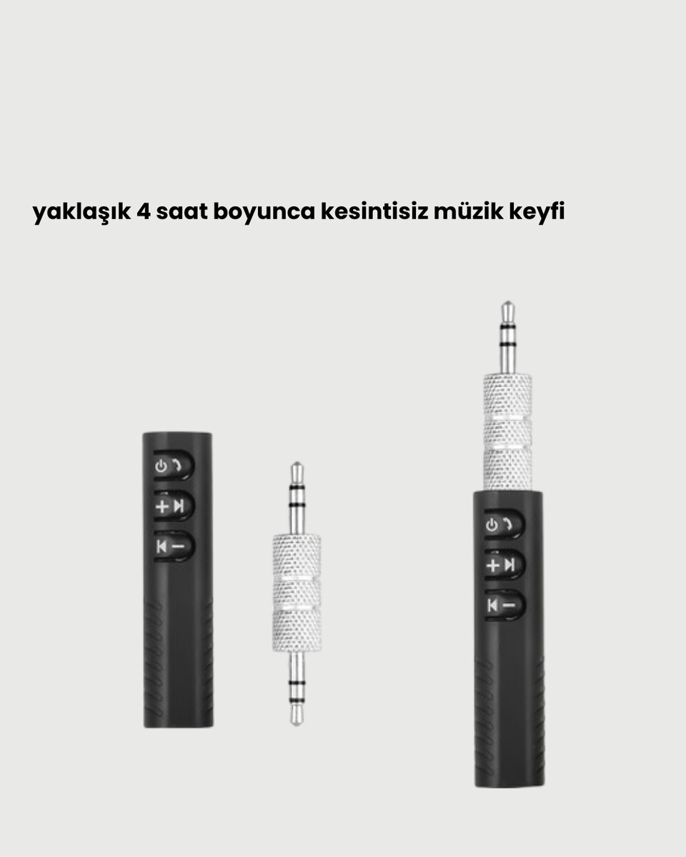 Bluetooth 4.1 Ses Alıcısı – Kablolu Cihazları Kablosuz Hale Getirin
