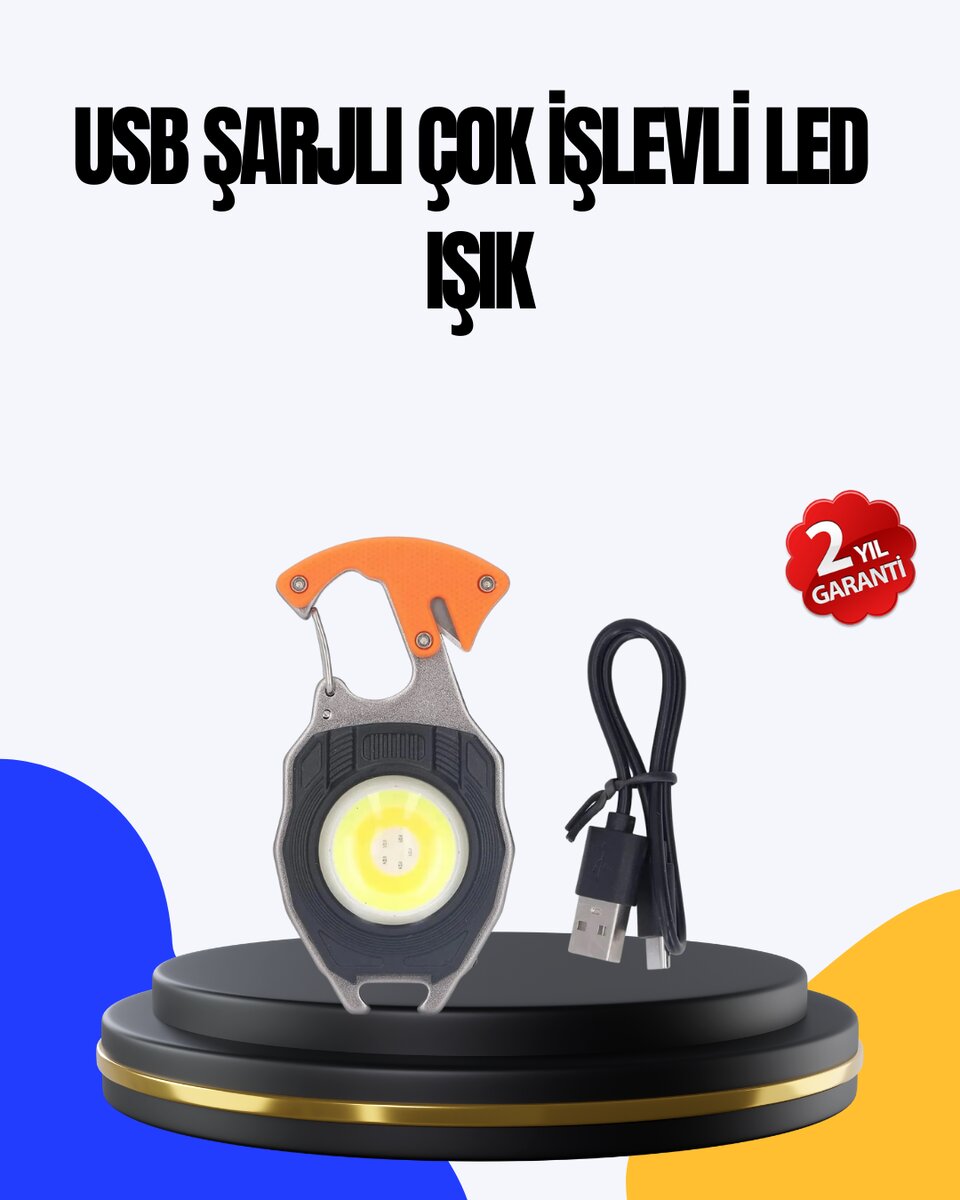 Kamp ve Doğa Yürüyüşü İçin Çok Fonksiyonlu Fener Kamp ve Doğa Yürüyüşü İçin Çok Fonksiyonlu Fener
