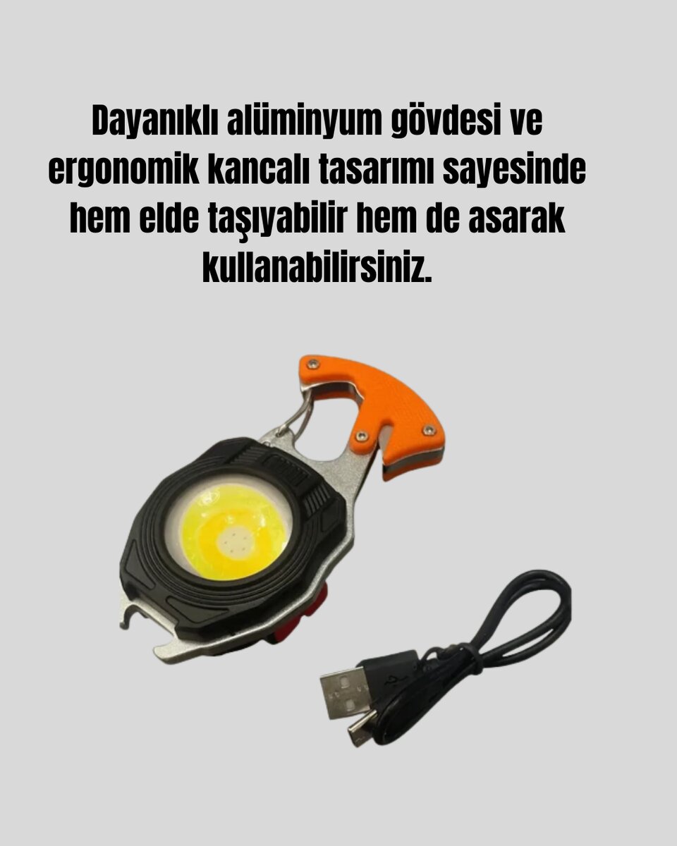 Kamp ve Doğa Yürüyüşü İçin Çok Fonksiyonlu Fener Kamp ve Doğa Yürüyüşü İçin Çok Fonksiyonlu Fener