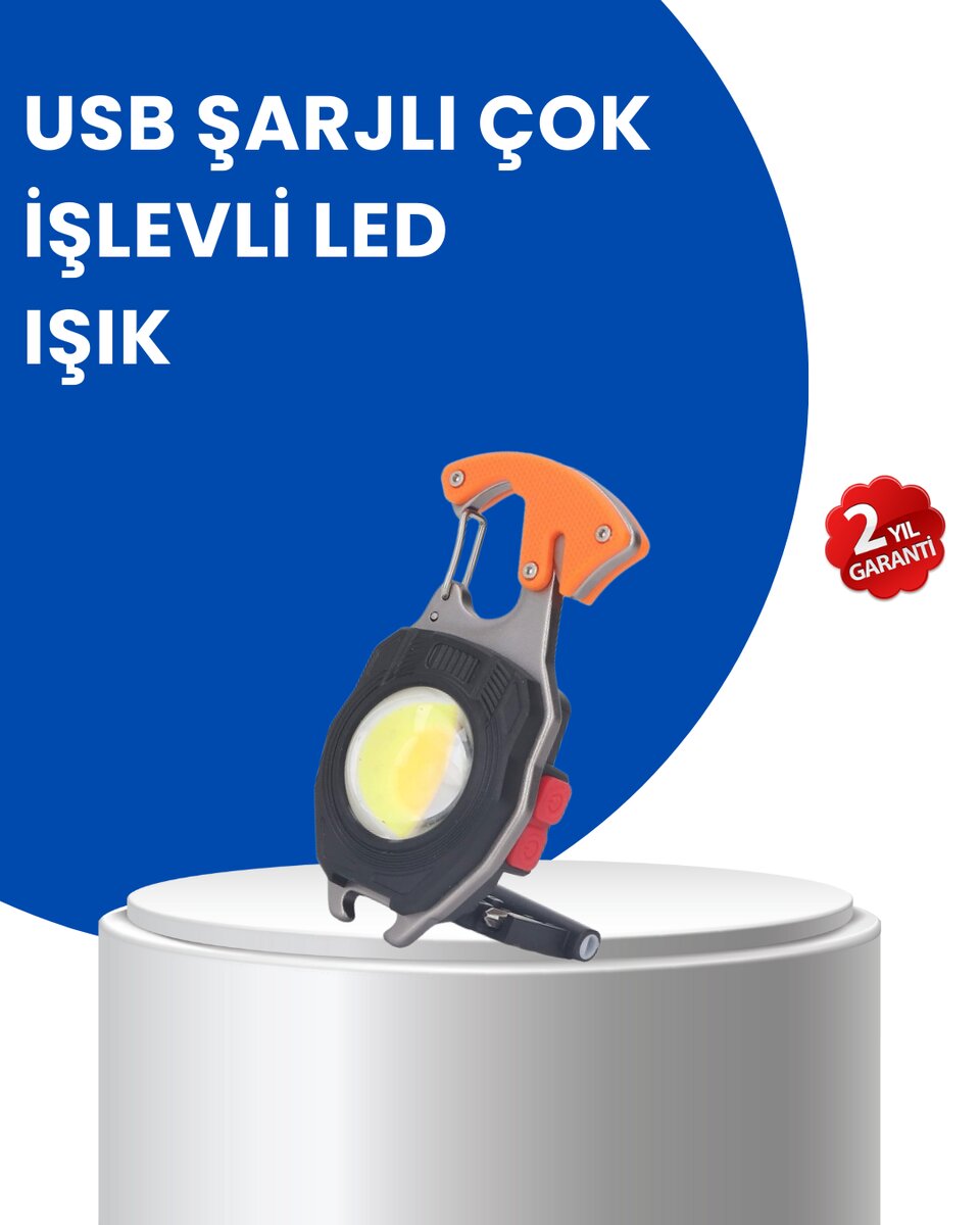 Çok Modlu LED Işıklı Pratik Anahtarlık Çok Modlu LED Işıklı Pratik Anahtarlık