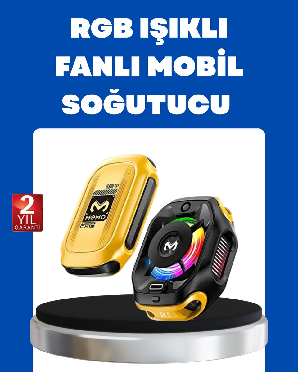 Manyetik Montajlı Dijital Ekranlı Telefon Soğutucu Manyetik Montajlı Dijital Ekranlı Telefon Soğutucu