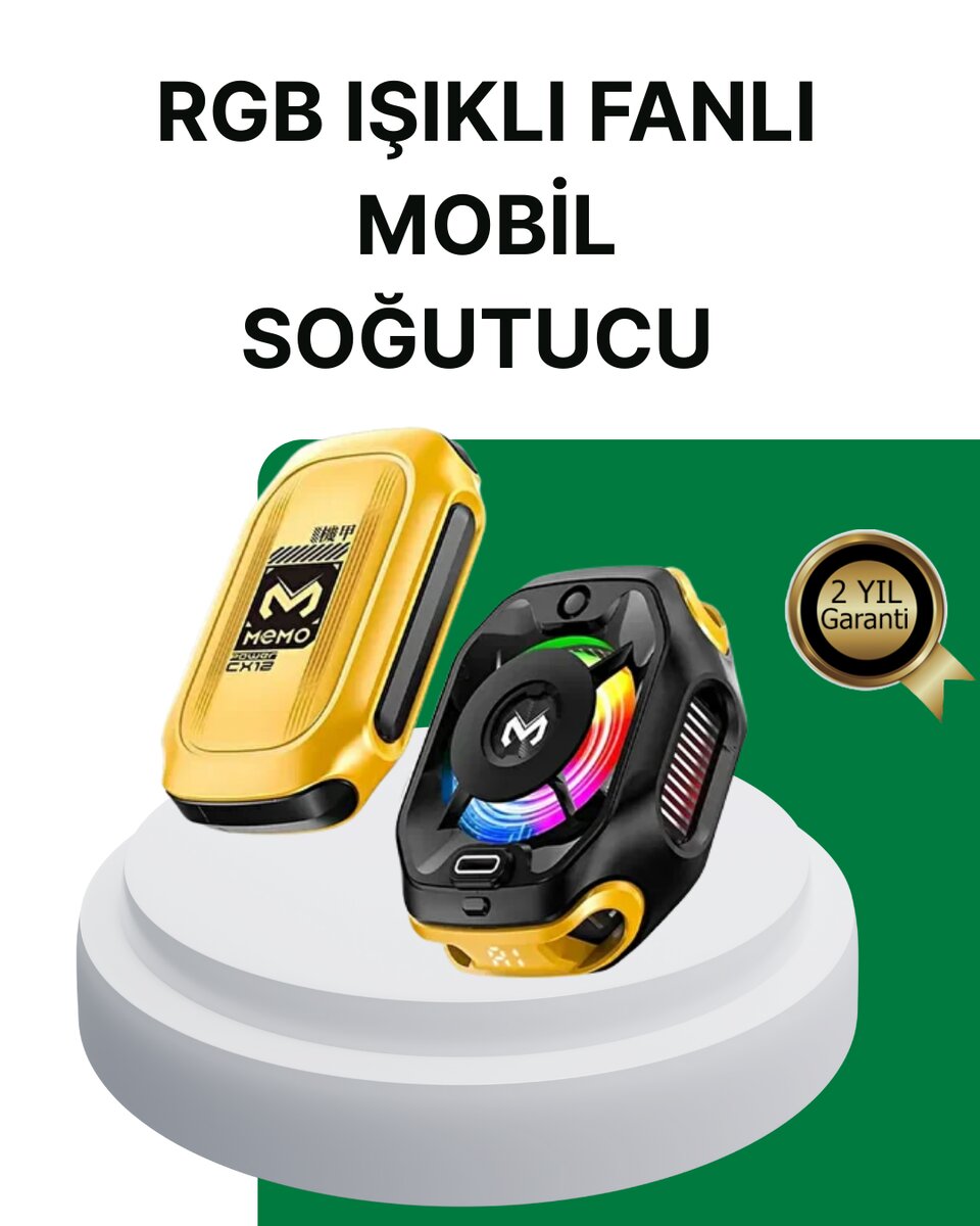7 Kanatlı Vortex Fanlı Akıllı Telefon Soğutma Aparatı 7 Kanatlı Vortex Fanlı Akıllı Telefon Soğutma Aparatı