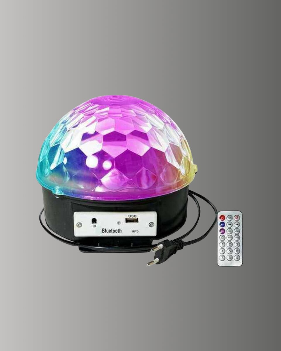 Çok Renkli LED Masaüstü Disko Topu Parti Aydınlatma Cihazı