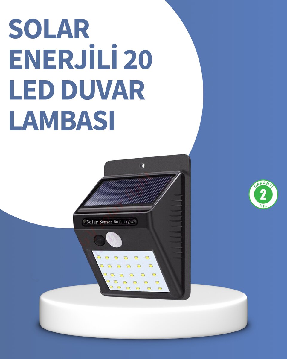 IP65 Dayanıklı Solar Enerjili Dış Cephe Aydınlatma IP65 Dayanıklı Solar Enerjili Dış Cephe Aydınlatma