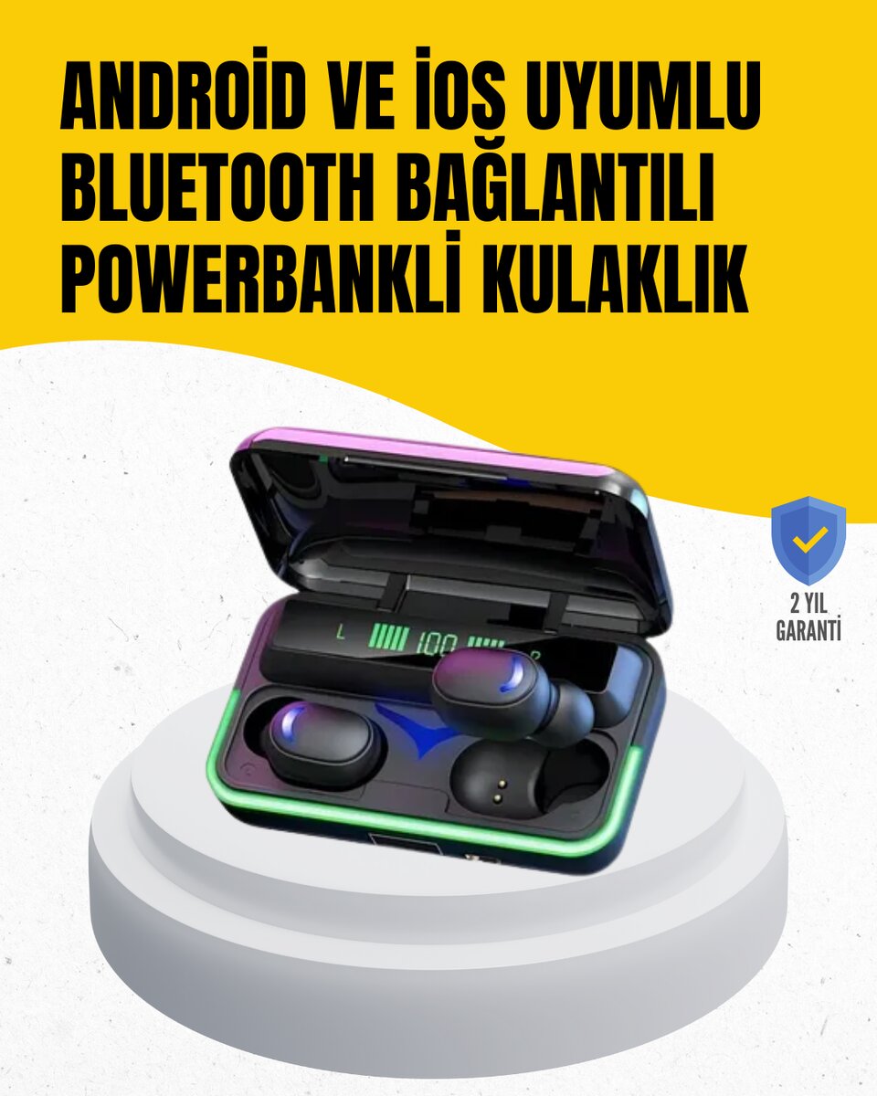 Su Geçirmez E10 Bluetooth Kulaklık Powerbank ve Gürültü Engelleme Su Geçirmez E10 Bluetooth Kulaklık Powerbank ve Gürültü Engelleme