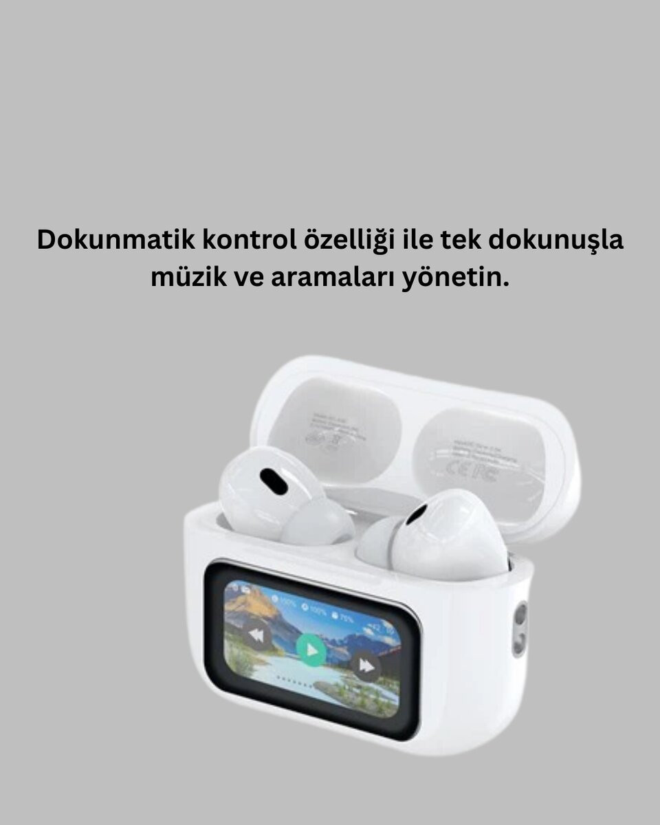 Otomatik Bağlantılı Bluetooth Kulaklık ANC Özellikli Su ve Ter Dayanıklı Otomatik Bağlantılı Bluetooth Kulaklık ANC Özellikli Su ve Ter Dayanıklı