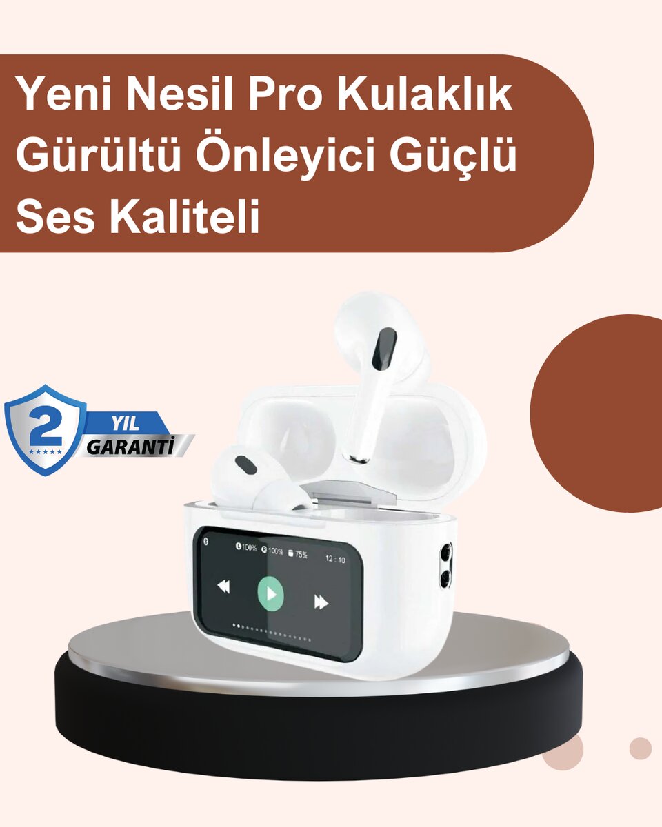 Otomatik Bağlantılı Bluetooth Kulaklık ANC Özellikli Su ve Ter Dayanıklı Otomatik Bağlantılı Bluetooth Kulaklık ANC Özellikli Su ve Ter Dayanıklı