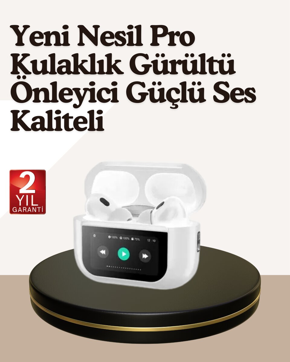 Dokunmatik Kontrollü Gürültü Önleyici Bluetooth Kulaklık Şarj Göstergeli Dokunmatik Kontrollü Gürültü Önleyici Bluetooth Kulaklık Şarj Göstergeli