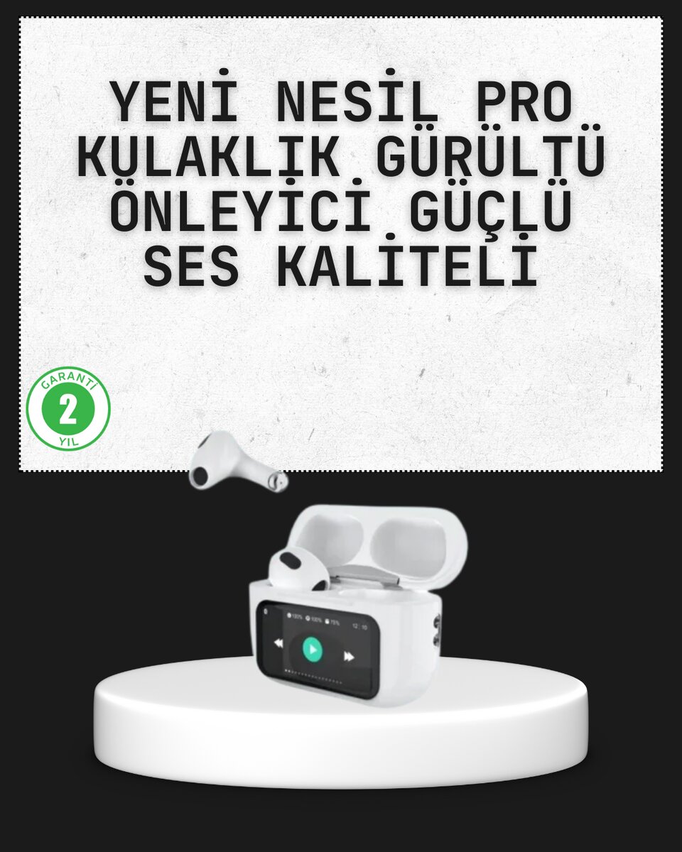 Akıllı Sensörlü Su Geçirmez Bluetooth Kulaklık Güçlü Batarya ve Bass Akıllı Sensörlü Su Geçirmez Bluetooth Kulaklık Güçlü Batarya ve Bass